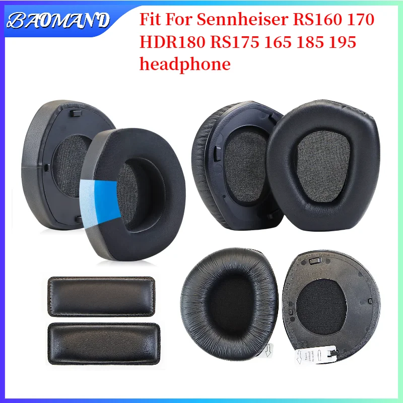 Ear pads for Sennheiser RS160 170 HDR180 RS175 165 185 195 Headphones Replacement Earmuffs Ear pillows headband pads
Ear pads for Sennheiser RS160 170 HDR180 RS175 165 185 195 Headphones Replacement Earmuffs Ear pillows headband pads