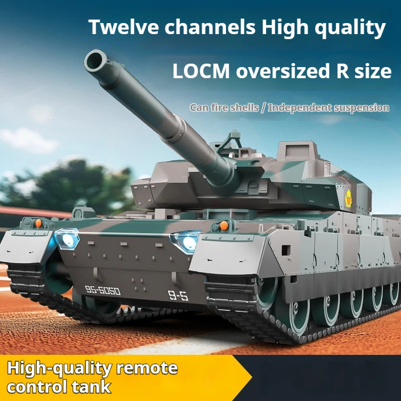 Tongli Large RC Tank Toy with Battle Features Remote Control Military Vehicle Model Ideal Birthday Gift for Boys
Tongli Large RC Tank Toy with Battle Features Remote Control Military Vehicle Model Ideal Birthday Gift for Boys