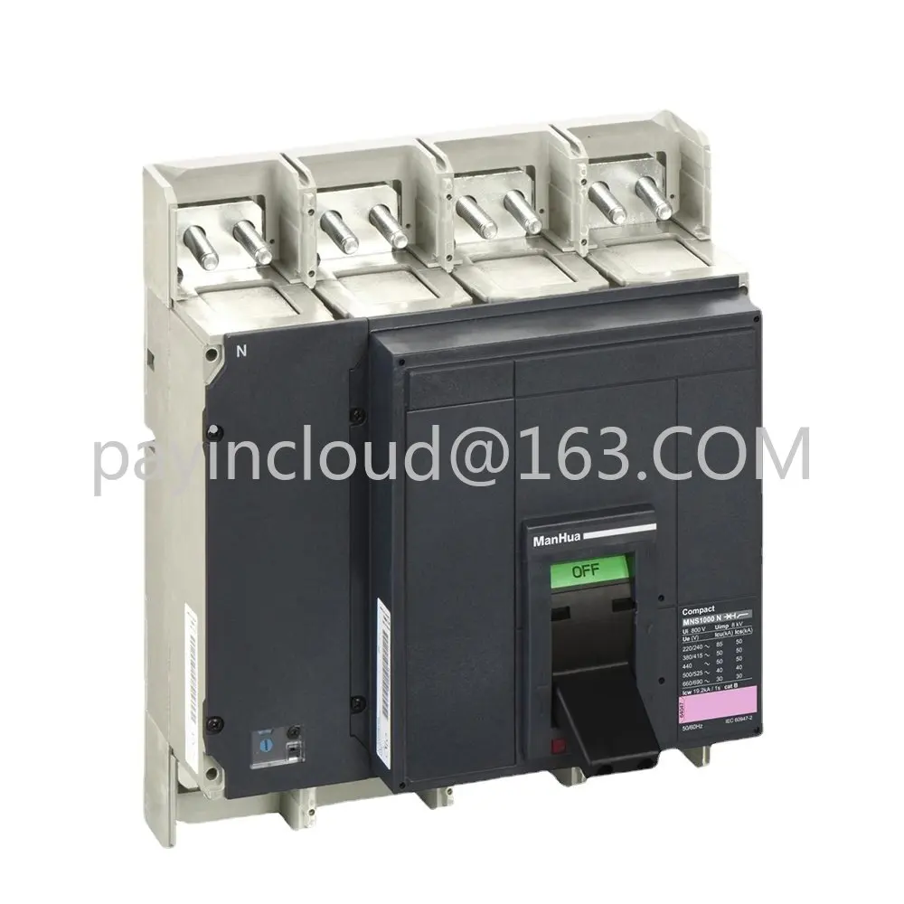 MNS-1000N 1000A Amps 4P Four Poles Industry Electrical Fixed Air Switch C Curve AC800V 50KA Moulded Case Circuit Breaker
MNS-1000N 1000A Amps 4P Four Poles Industry Electrical Fixed Air Switch C Curve AC800V 50KA Moulded Case Circuit Breaker