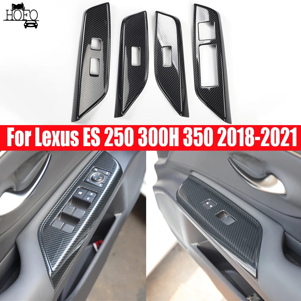 For Lexus ES250 300H 350 2018-21Carbon fiber Window lift panel switch cover trim
For Lexus ES250 300H 350 2018-21Carbon fiber Window lift panel switch cover trim