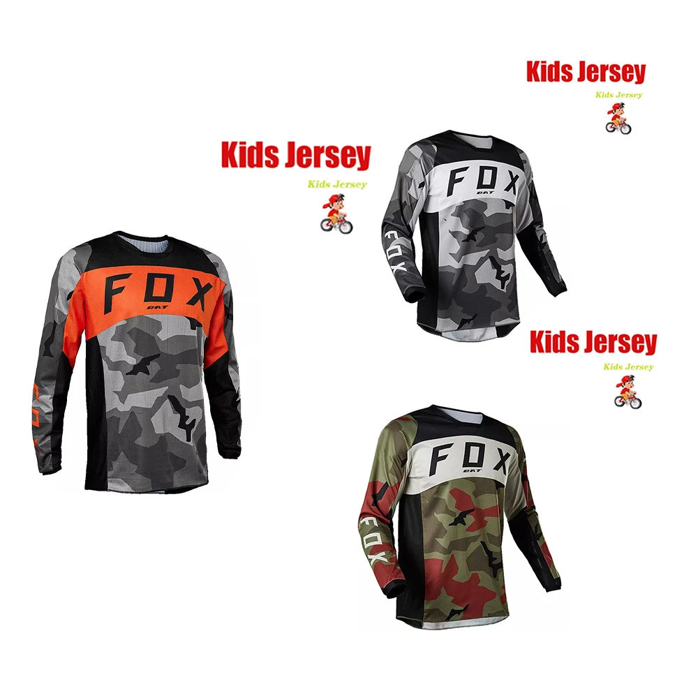 BAT FOX Kids MTB Jersey Downhill Shirt Camiseta Motocross T-shirt Children Mountain Bike Jersey Quick-Dry Cycling Jersey
BAT FOX Kids MTB Jersey Downhill Shirt Camiseta Motocross T-shirt Children Mountain Bike Jersey Quick-Dry Cycling Jersey
