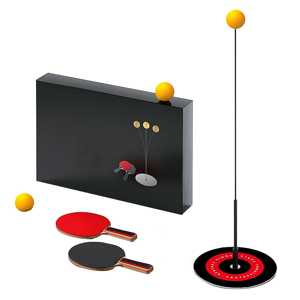 1 set Table Tennis Trainer Pong Racket Set Durable Comfortable Training Device Practice Parent Child
1 set Table Tennis Trainer Pong Racket Set Durable Comfortable Training Device Practice Parent Child