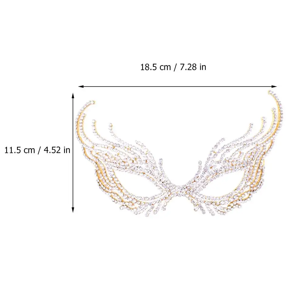 Rhinestone Headgear Tiara Mask Props Masquerade Accessories Party Carnival Wedding Fashion Show Costume Halloween Christmas
Rhinestone Headgear Tiara Mask Props Masquerade Accessories Party Carnival Wedding Fashion Show Costume Halloween Christmas