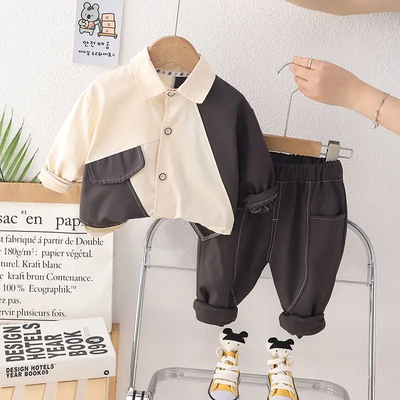 Thin Color Block Long Sleeve Shirt Sets 2025 New Boys' Summer Kids' Korean Style Cool Small Children 2-Piece Set Cool
Thin Color Block Long Sleeve Shirt Sets 2025 New Boys' Summer Kids' Korean Style Cool Small Children 2-Piece Set Cool