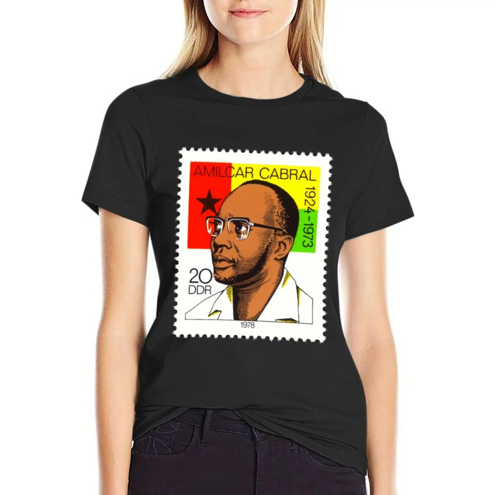 Amílcar Cabral-3 DDR Stamp T-Shirt anime clothes hippie clothes Female clothing summer top t-shirts for Women graphic tees funny
Amílcar Cabral-3 DDR Stamp T-Shirt anime clothes hippie clothes Female clothing summer top t-shirts for Women graphic tees funny