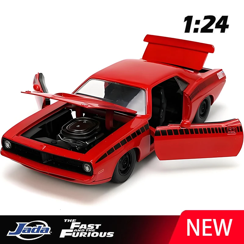 JADA 1:24 Plymouth Barracuda 1973 Alloy Car Diecasts & Toy Vehicles Car Model Miniature Scale Model Car For Children
JADA 1:24 Plymouth Barracuda 1973 Alloy Car Diecasts & Toy Vehicles Car Model Miniature Scale Model Car For Children