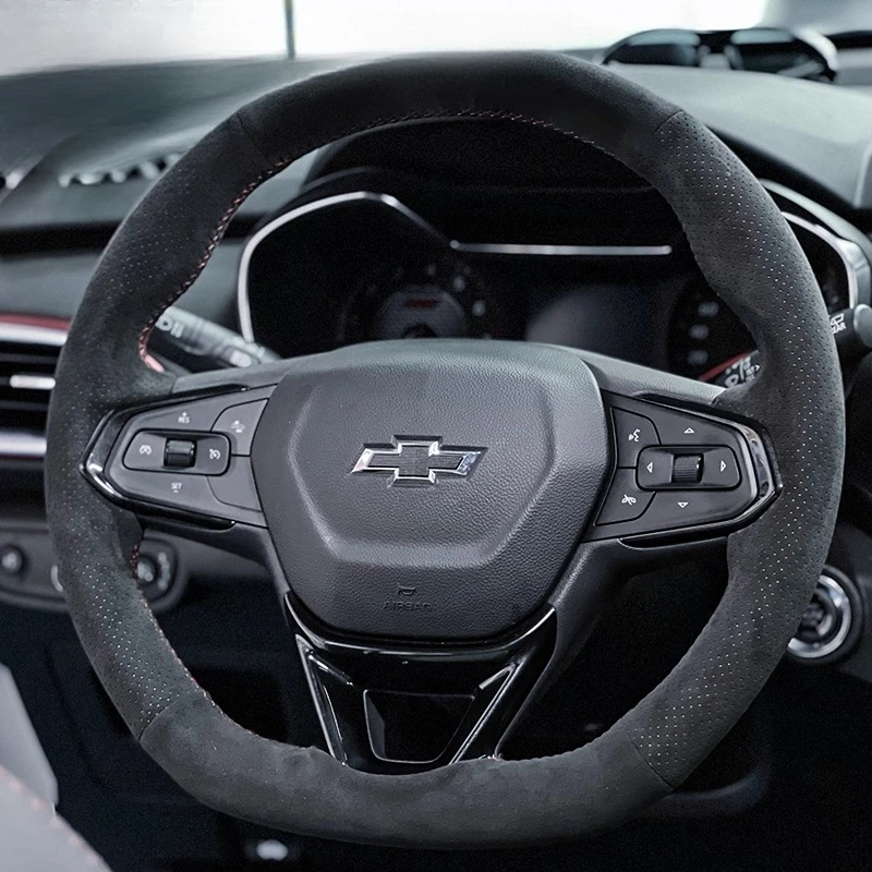 for Chevrolet Trailblazer and Camaro Hand Stitched suede wear resistant car Steering Wheel Cover
for Chevrolet Trailblazer and Camaro Hand Stitched suede wear resistant car Steering Wheel Cover