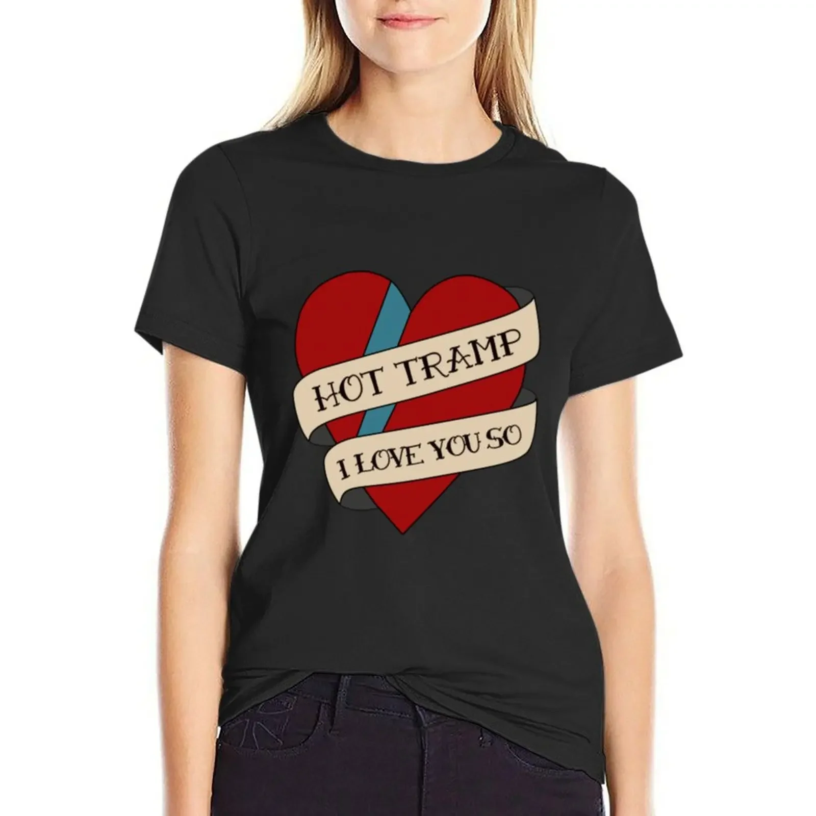 Retro Hot Tramp in Tattoo Style Heart T-Shirt cute clothes lady clothes tees korean fashion white t shirts for Women
Retro Hot Tramp in Tattoo Style Heart T-Shirt cute clothes lady clothes tees korean fashion white t shirts for Women