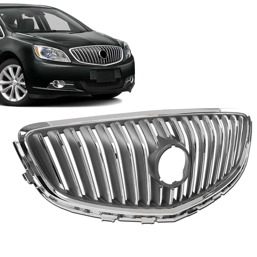 Front Bumper Upper Grille Chrome Assembly Compatible with 2012-2017 Buick Verano
Front Bumper Upper Grille Chrome Assembly Compatible with 2012-2017 Buick Verano