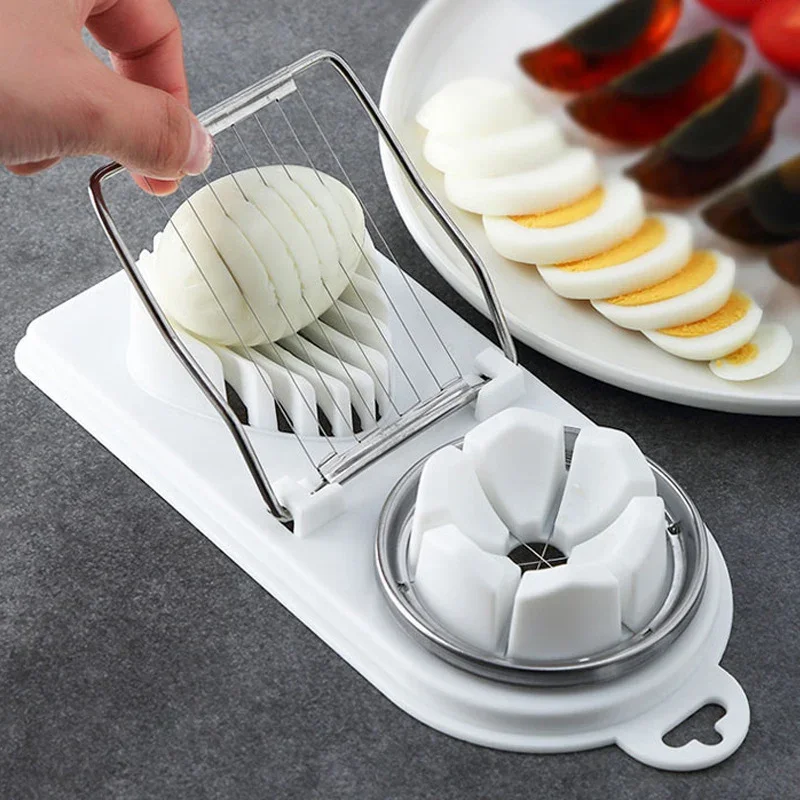Multifunctional Egg Slicers Stainless Steel Slicer Fancy Splitter Egg Cutting Tool Home Two In One Egg Cutter Kitchen Gadgets
Multifunctional Egg Slicers Stainless Steel Slicer Fancy Splitter Egg Cutting Tool Home Two In One Egg Cutter Kitchen Gadgets