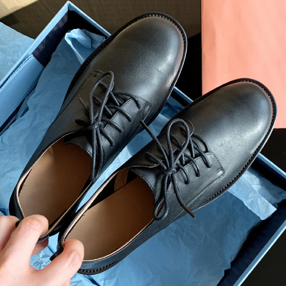 danxuefei plus size 34-42 women's genuine leather lace-up flats oxfords round toe soft comfortable high-end handmade shoes women
danxuefei plus size 34-42 women's genuine leather lace-up flats oxfords round toe soft comfortable high-end handmade shoes women