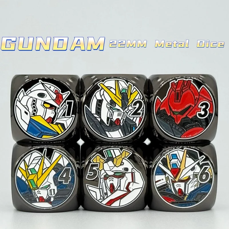 22MM Suitable for DTCG OPCG PTCG Gundam Themed Metal Multi-sided Dice RX-78-2 SAZABI Six-sided Board Game Special Dice Toy Gift
22MM Suitable for DTCG OPCG PTCG Gundam Themed Metal Multi-sided Dice RX-78-2 SAZABI Six-sided Board Game Special Dice Toy Gift