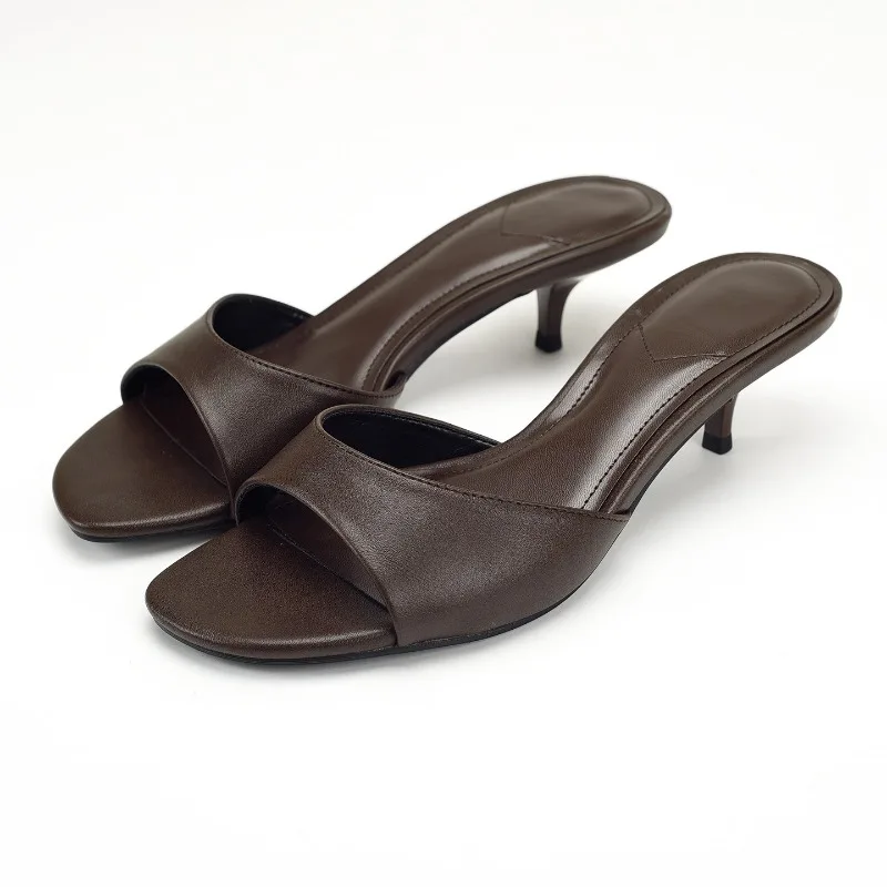 High Heels Women's Sandals Summer Elegant Heeled Mules Solid Color PU Leather Basic Fashion Slippers Pumps 2026 Ladies Shoes
High Heels Women's Sandals Summer Elegant Heeled Mules Solid Color PU Leather Basic Fashion Slippers Pumps 2026 Ladies Shoes