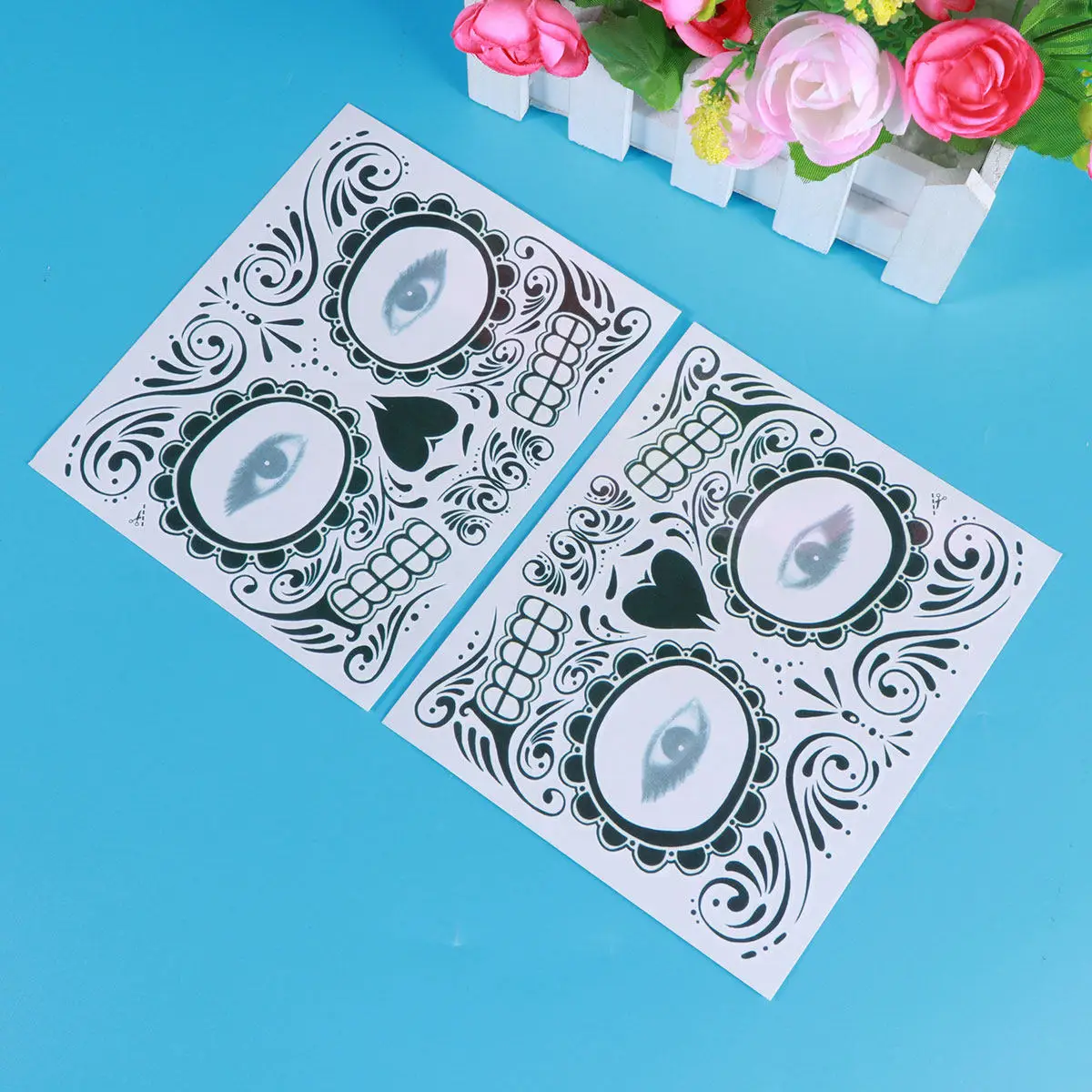 2Pcs Temporary Waterproof Sticker for of the Waterproof Tattoos Dead Face Makeup Events Accessories
2Pcs Temporary Waterproof Sticker for of the Waterproof Tattoos Dead Face Makeup Events Accessories