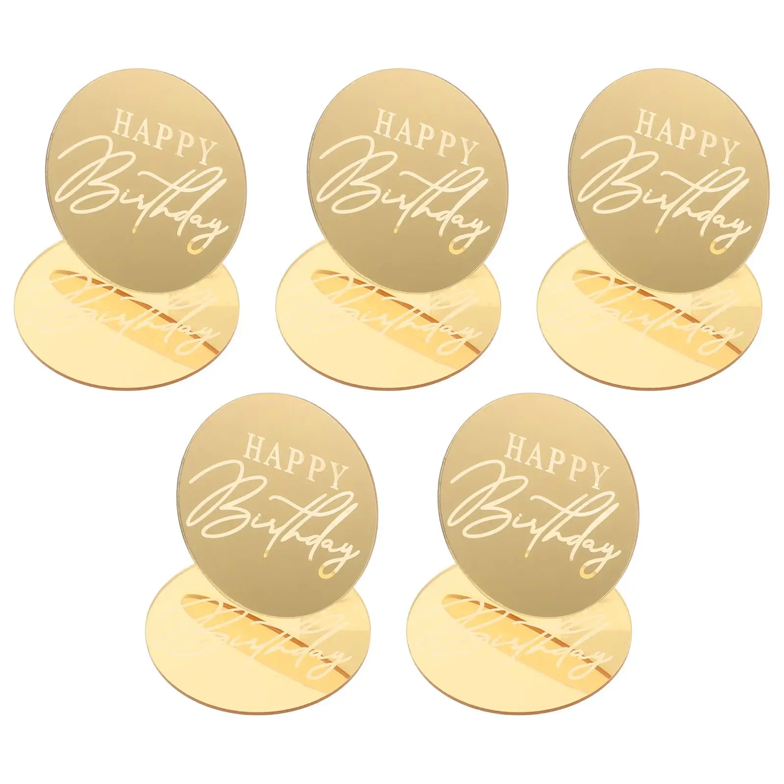 10 Pcs Happy Birthday Cake Toppers Glitter Mini Sign Cupcake Decorations Elegant Design Party Atmosphere Cake Decor
10 Pcs Happy Birthday Cake Toppers Glitter Mini Sign Cupcake Decorations Elegant Design Party Atmosphere Cake Decor