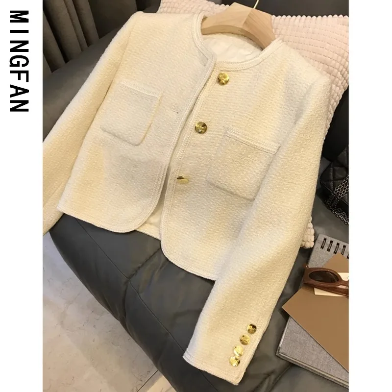 Spring 2026 New Small Fraance Sle Women's Jaet High ade Ele Versatile Lady Tweed Top Polyester Fiber round ...
Spring 2026 New Small Fraance Sle Women's Jaet High ade Ele Versatile Lady Tweed Top Polyester Fiber round ...