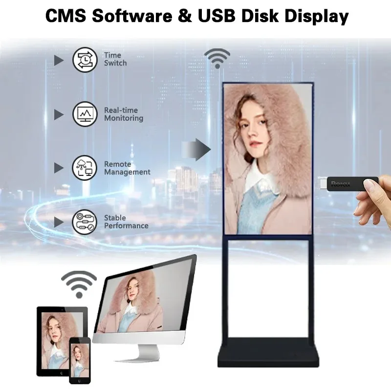 【Hot Sale】32 Inch Double-Sided Window Display Commercial Screen
【Hot Sale】32 Inch Double-Sided Window Display Commercial Screen