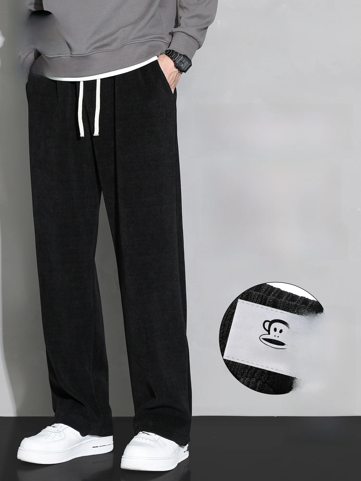 PaulFrank Thiened Corduroy Warm Casual Pants Men Winter Fce Lined Loose Straight Leg Trousers Comfortable Casual Wear
PaulFrank Thiened Corduroy Warm Casual Pants Men Winter Fce Lined Loose Straight Leg Trousers Comfortable Casual Wear