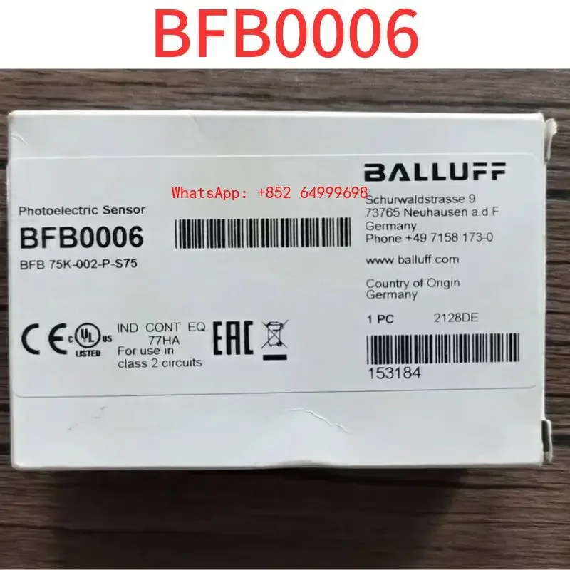 Совершенно новый оптоволоконный усилитель BFB0006 BFB 75K-002-P0S75
Совершенно новый оптоволоконный усилитель BFB0006 BFB 75K-002-P0S75