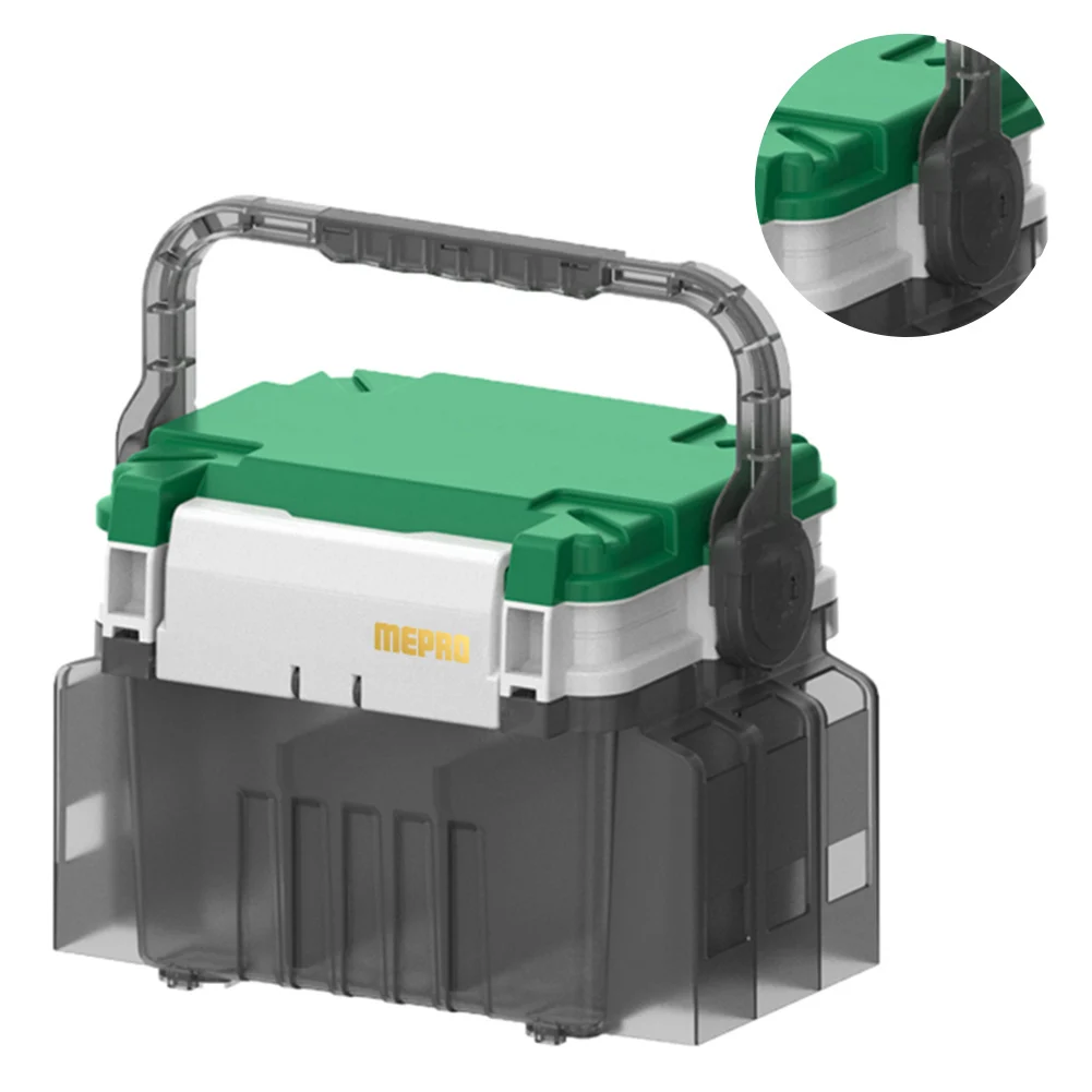 Double Layer Fishing Rod Reel Box with Handle Fishing Rod Lure Organizer Large Capacity Multifunctional for Outdoor Fishing
Double Layer Fishing Rod Reel Box with Handle Fishing Rod Lure Organizer Large Capacity Multifunctional for Outdoor Fishing