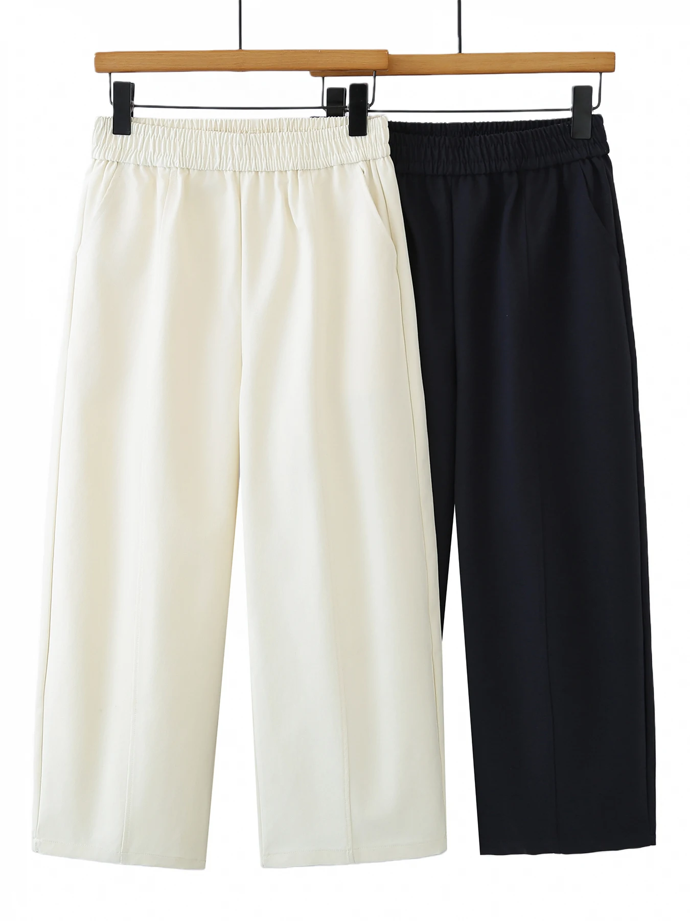 Minimalist Style Women's Loose Straight Leg Pants Elastic Waist Drapey Casual Long Trousers plus Size Slimming Nine-Piece Bal...
Minimalist Style Women's Loose Straight Leg Pants Elastic Waist Drapey Casual Long Trousers plus Size Slimming Nine-Piece Bal...