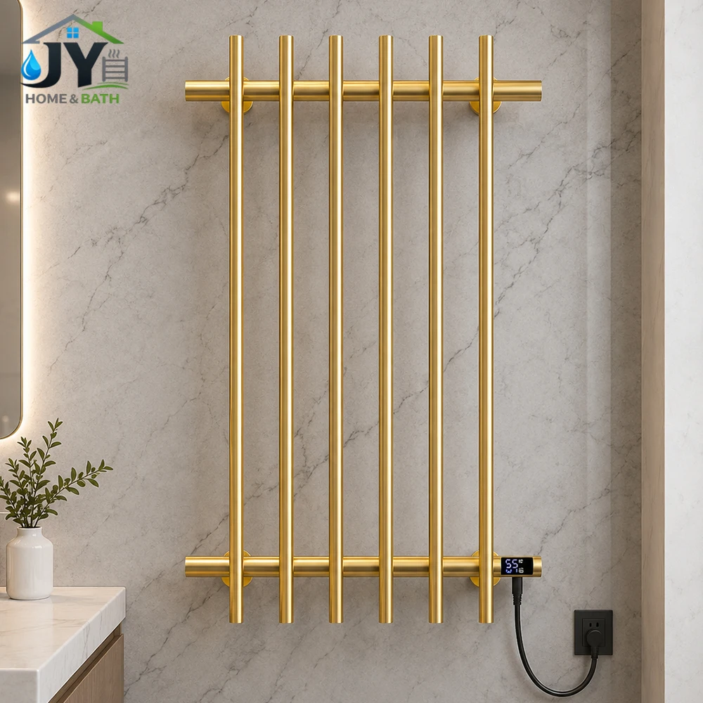 Electric Heated Towel Rack Wall Mounted Towel Warmer Bathroom Dryer Timer Thermostat Stainless Steel Towel Radiator
Electric Heated Towel Rack Wall Mounted Towel Warmer Bathroom Dryer Timer Thermostat Stainless Steel Towel Radiator