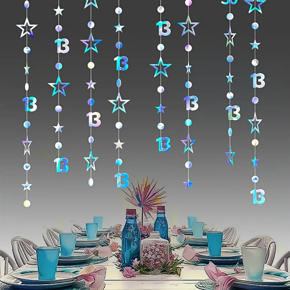 Digit13 50Birthday Decorations Circle Dot Twinkle Star Garland Metallic Hanging Streamer Bunting Banner Backdrop Party Supplies
Digit13 50Birthday Decorations Circle Dot Twinkle Star Garland Metallic Hanging Streamer Bunting Banner Backdrop Party Supplies