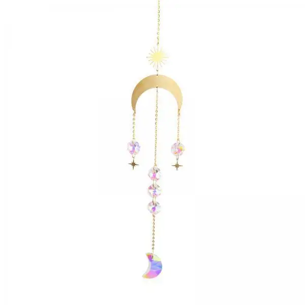Rainbow Prism Sun Catcher Hanging Pendants Crystal Window Decoration for Indoor Outdoor Garden Ornament
Rainbow Prism Sun Catcher Hanging Pendants Crystal Window Decoration for Indoor Outdoor Garden Ornament
