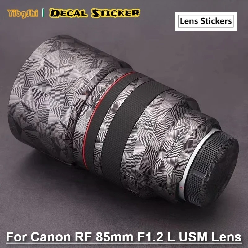 For Canon RF 85mm F1.2 L USM Lens Sticker Full Coverage Lens Body Protective Sticker Removable No Residue Vinyl Decal
For Canon RF 85mm F1.2 L USM Lens Sticker Full Coverage Lens Body Protective Sticker Removable No Residue Vinyl Decal