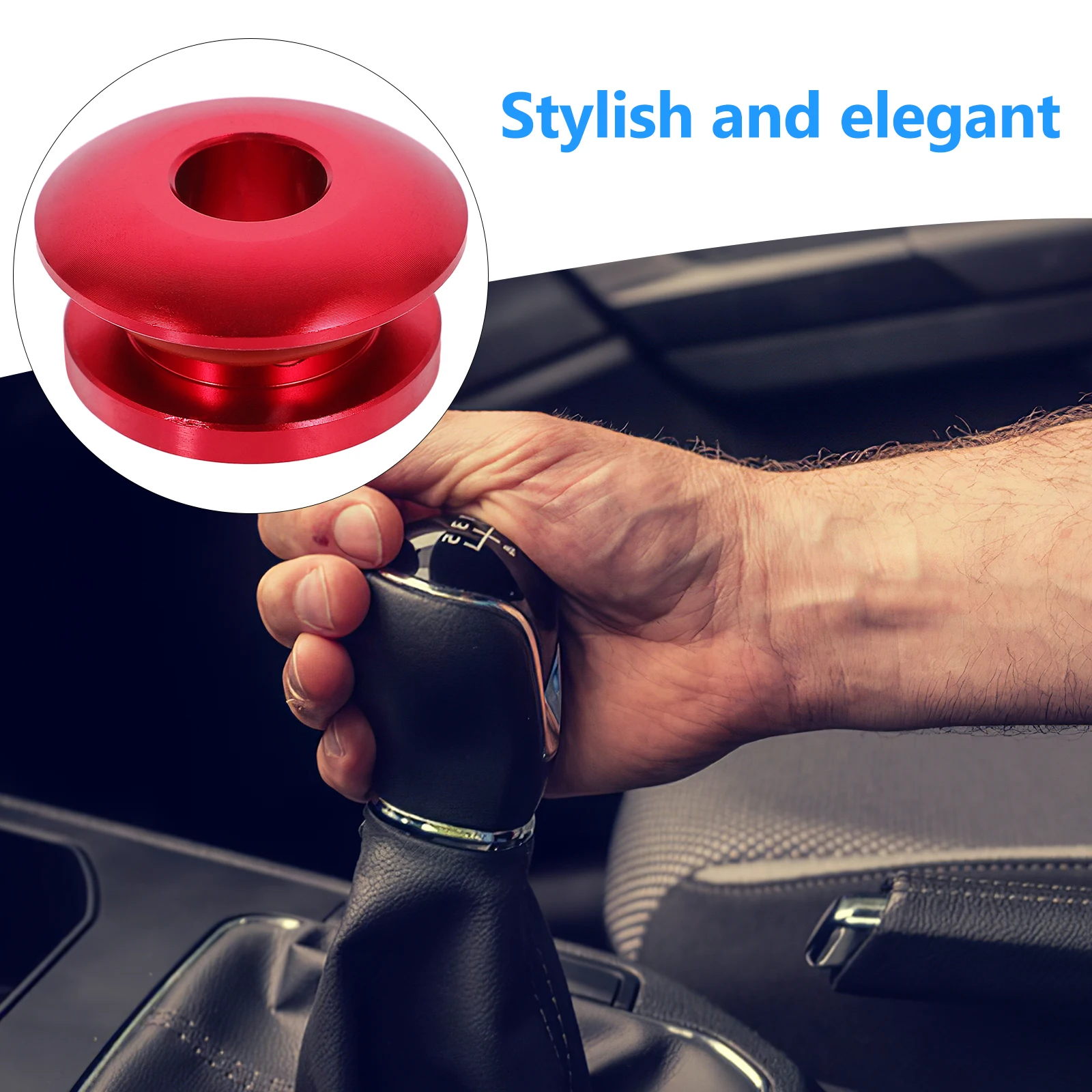 Universal Car Shift Knob Boot Retainer Red Shifting Head Buckle Adapter Precise Design Easy Install Sturdy Material Versatile
Universal Car Shift Knob Boot Retainer Red Shifting Head Buckle Adapter Precise Design Easy Install Sturdy Material Versatile