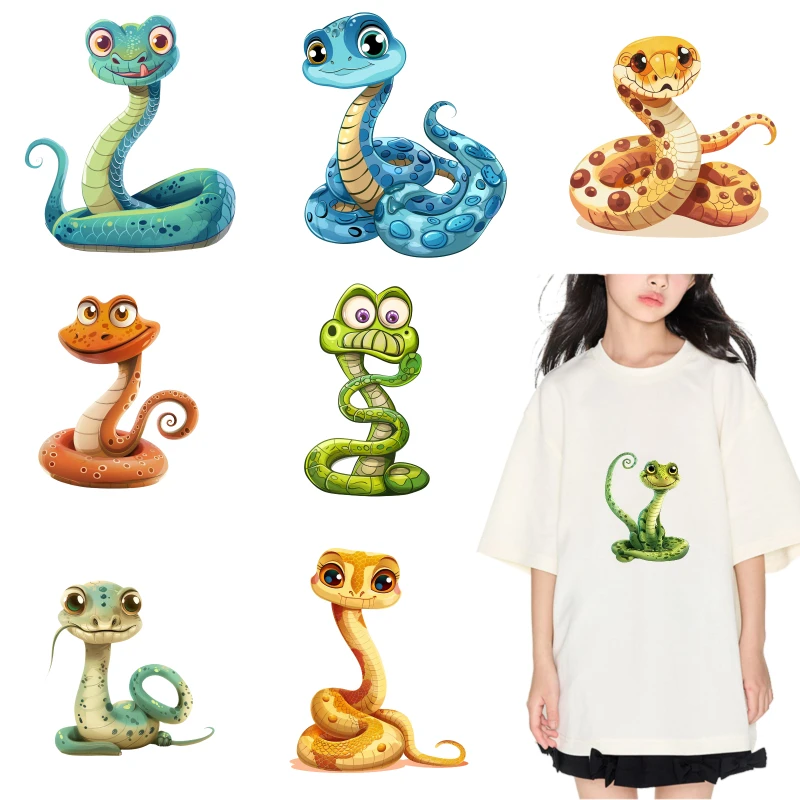 2PCS Cute Snake Cartoon Design Print iron on patches DTF Patches for clothes Iron-on transfers for clothing heat transfer
2PCS Cute Snake Cartoon Design Print iron on patches DTF Patches for clothes Iron-on transfers for clothing heat transfer