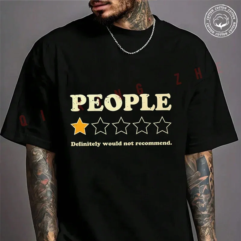 People 1 Star Review Design Moto T-Shirt For Riders Men's Cotton Fashion Casual High Quality Round Neck Tshirt Tee
People 1 Star Review Design Moto T-Shirt For Riders Men's Cotton Fashion Casual High Quality Round Neck Tshirt Tee