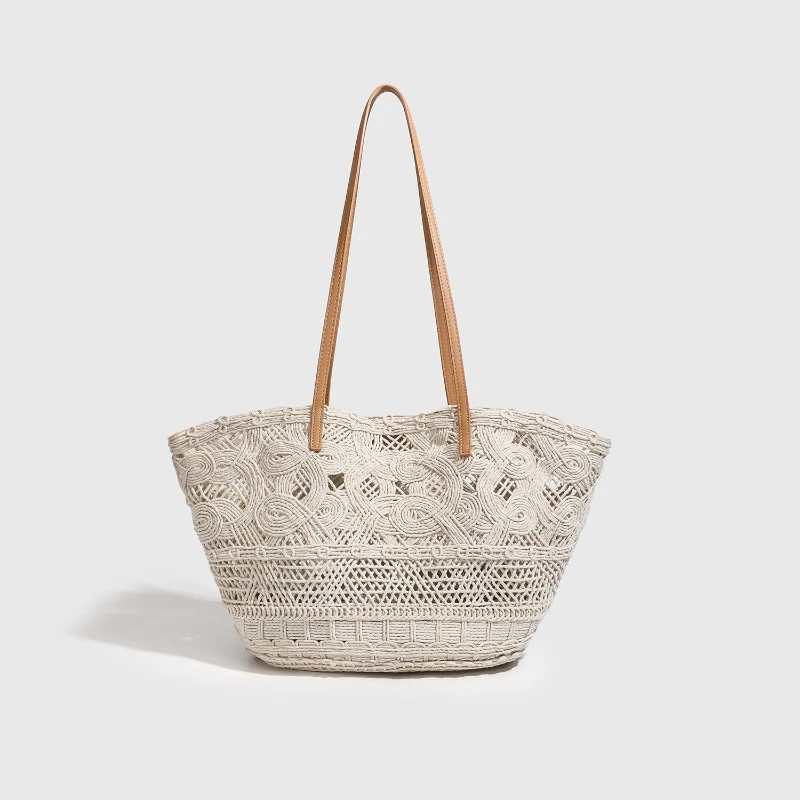 Capacity Knitting Female Underarm Bag Tote Handbag Summer Mesh Beach Bag Fashion Women's Hollow Woven Shoulder Bags Large
Capacity Knitting Female Underarm Bag Tote Handbag Summer Mesh Beach Bag Fashion Women's Hollow Woven Shoulder Bags Large