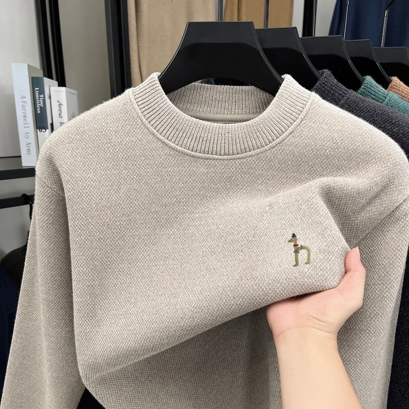 Hot Sales High Quality Men's O-Neck Knitwear Winter New Arrival Dog Print Fleece-Lined Thicken Warm Versatile Commuter Menswear
Hot Sales High Quality Men's O-Neck Knitwear Winter New Arrival Dog Print Fleece-Lined Thicken Warm Versatile Commuter Menswear