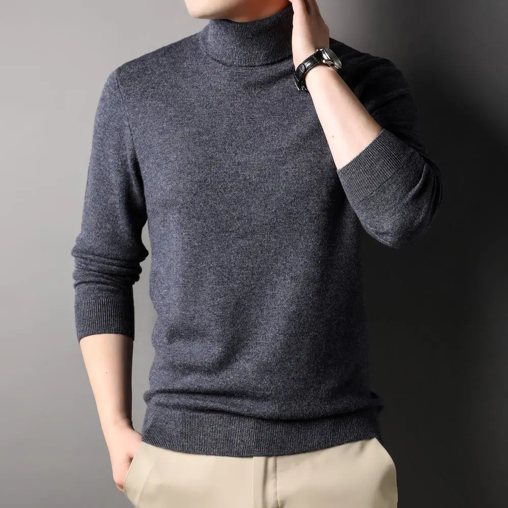 COODRONY Solid Color Comfortable High Neck Warm Sweater Men's Casual Top 2023 Versatile Comfortable Long Sleeve T-shirt W5816
COODRONY Solid Color Comfortable High Neck Warm Sweater Men's Casual Top 2023 Versatile Comfortable Long Sleeve T-shirt W5816