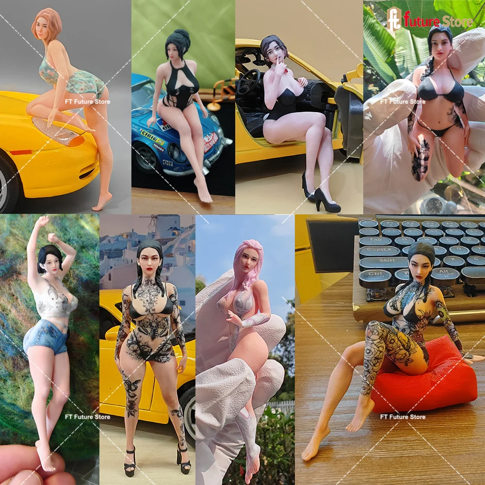 Resin Diorama 1/16 1/18 1/43 1/64 Realistic Sexy Female Tattoo Swimwear Women Uniform Miniature Figurine Doll Scene Prop Display
Resin Diorama 1/16 1/18 1/43 1/64 Realistic Sexy Female Tattoo Swimwear Women Uniform Miniature Figurine Doll Scene Prop Display