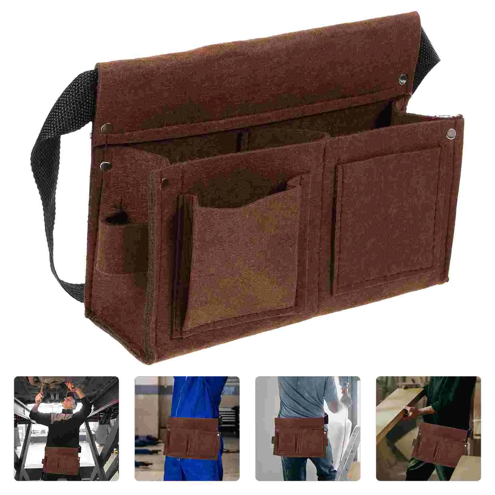 Large Capacity Nail Pouch Tool Belt for Men Construction Carpenters Brown Fiber Heavy Duty Adjustable Waist Bag Pouch
Large Capacity Nail Pouch Tool Belt for Men Construction Carpenters Brown Fiber Heavy Duty Adjustable Waist Bag Pouch