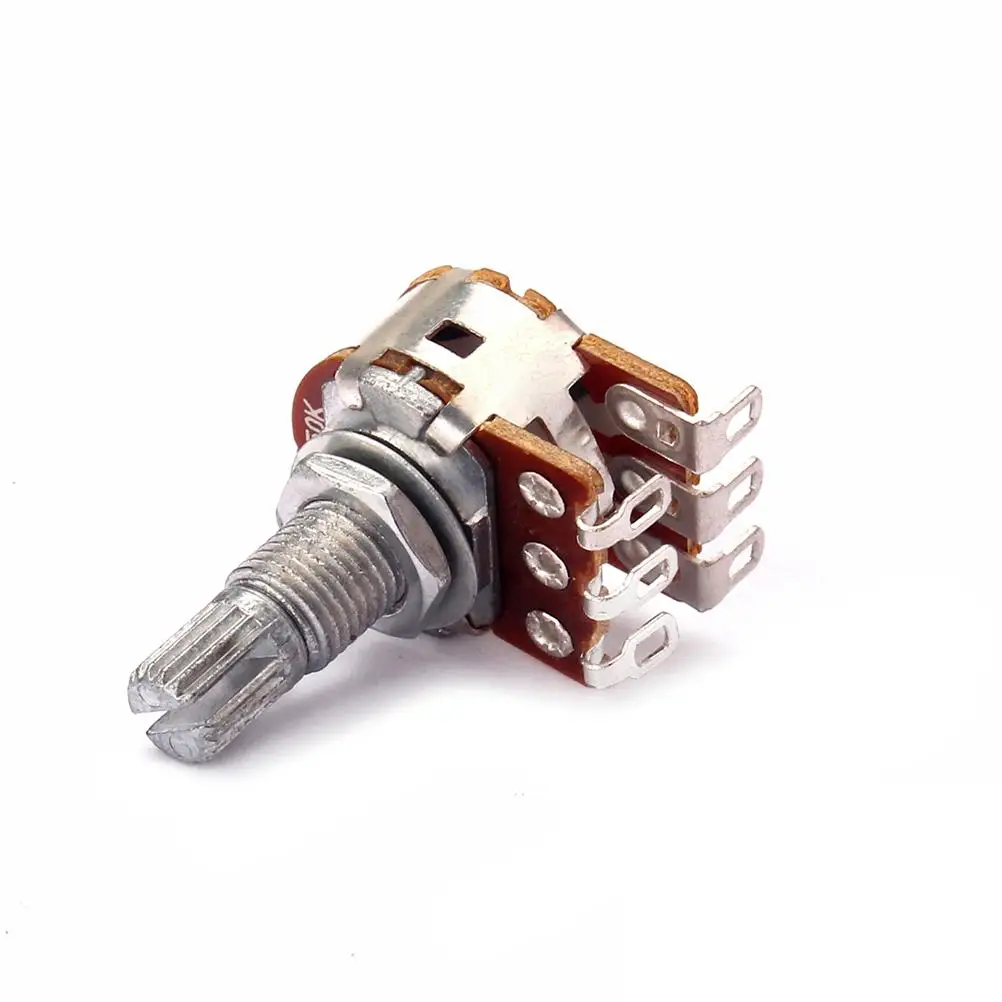 Audio Taper Mini Control Potentiometer Electric Guitar Amp Replacement Parts Mn50k Dual Volume Tone Knobs Musical
Audio Taper Mini Control Potentiometer Electric Guitar Amp Replacement Parts Mn50k Dual Volume Tone Knobs Musical