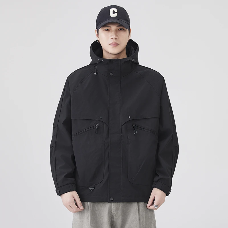 Men Outdoor Fashion Loose Casual Techwear Sport Hooded Cargo Jacket Cityboy Spring Autumn Coat Varsity Jacket Outerwear
Men Outdoor Fashion Loose Casual Techwear Sport Hooded Cargo Jacket Cityboy Spring Autumn Coat Varsity Jacket Outerwear