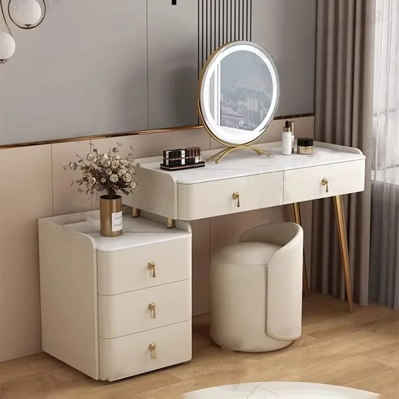 Drawer Girls Vanity Table Mirror Nordic Women Salon Vanity Table Modern Storage Tocador De Maquillaje Bedroom Furniture
Drawer Girls Vanity Table Mirror Nordic Women Salon Vanity Table Modern Storage Tocador De Maquillaje Bedroom Furniture