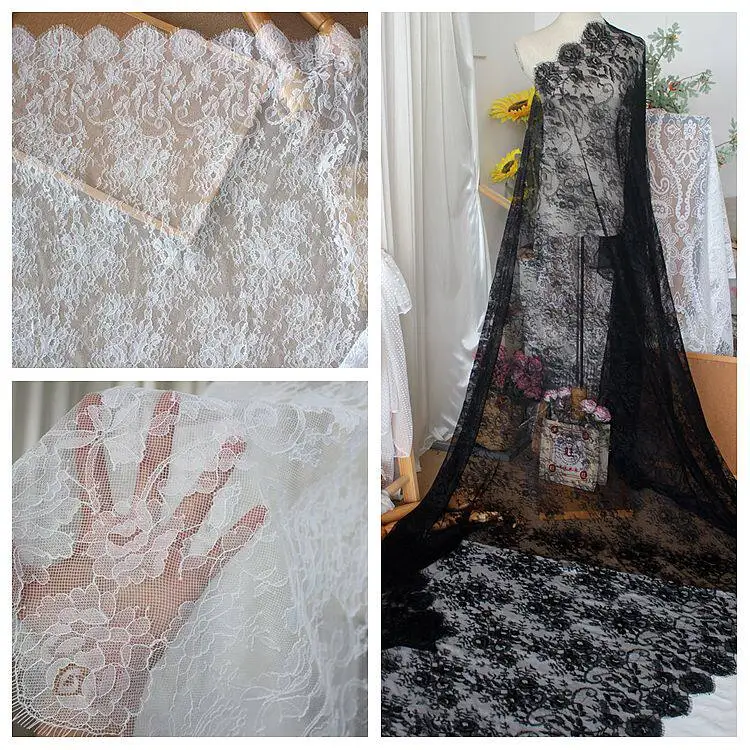 Skin Friendly 1.5 Meter Wide Eyelash Lace Trim Ideal For Clothing Home Decoration DIY Wedding Veil As Garment Accessories Set
Skin Friendly 1.5 Meter Wide Eyelash Lace Trim Ideal For Clothing Home Decoration DIY Wedding Veil As Garment Accessories Set