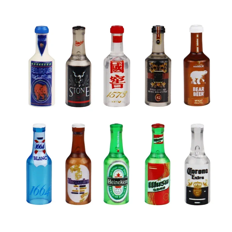 10 in 1 Small particle building block printing mini simulation wine bottle toy accessories food Kitchen play small scene Display
10 in 1 Small particle building block printing mini simulation wine bottle toy accessories food Kitchen play small scene Display