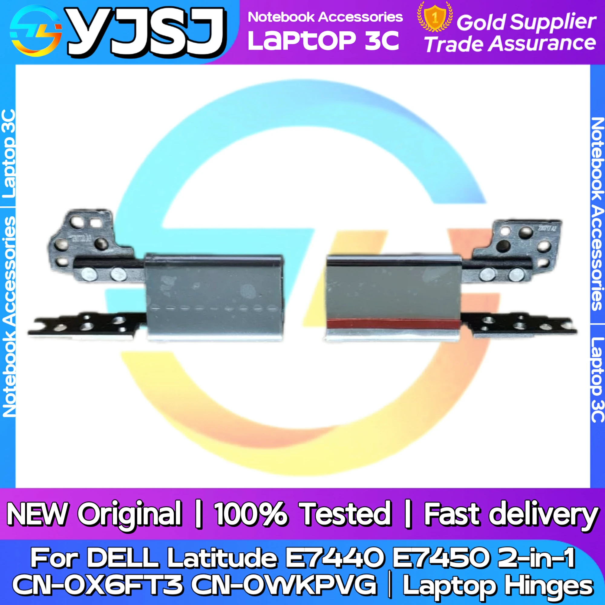 Новые оригинальные петли для ноутбука DELL Latitude E7440 2in1 E7450 2-в-1 встроенные левые и правые петли CN-0X6FT3 CN-0WKPVG 
Новые оригинальные петли для ноутбука DELL Latitude E7440 2in1 E7450 2-в-1 встроенные левые и правые петли CN-0X6FT3 CN-0WKPVG