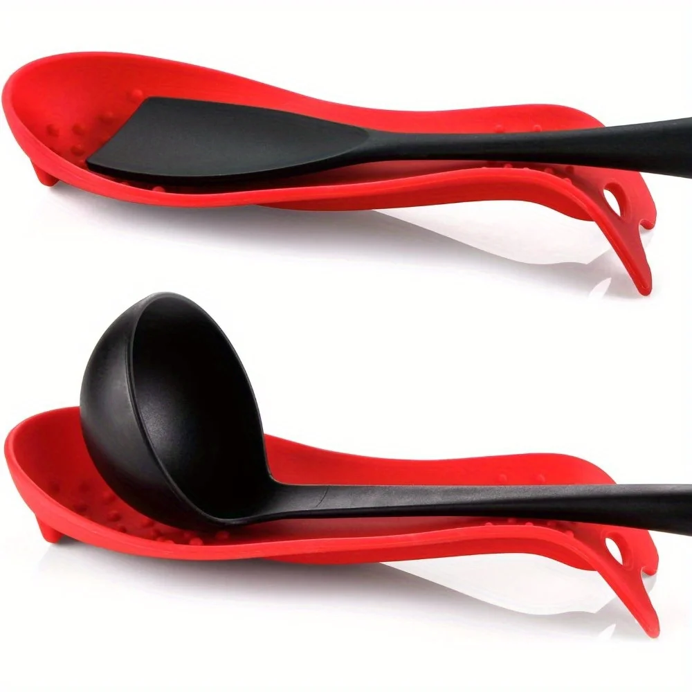 1pc Silicone Spoon Rest - Heat-Resistant, Non-Slip Kitchen Mat for Spoons & Forks
1pc Silicone Spoon Rest - Heat-Resistant, Non-Slip Kitchen Mat for Spoons & Forks