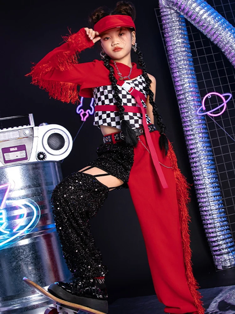 2024 Kids Hip Hop Clothing Single Sleeved Crop Tops Sequins Pants Suit Streetwear Girls Jazz Modern Dance Stage Costumes DQL8883
2024 Kids Hip Hop Clothing Single Sleeved Crop Tops Sequins Pants Suit Streetwear Girls Jazz Modern Dance Stage Costumes DQL8883