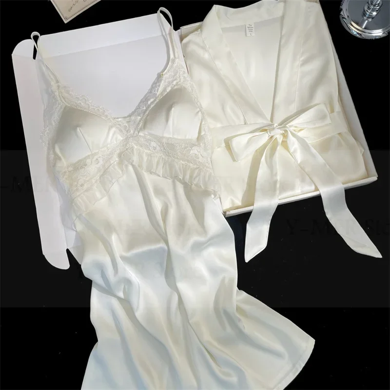 Женское сексуальное женское белье, кимоно, халат, новинка 2025, стиль принцессы, одежда для сна на шнуровке, ночная рубашка, комплект халатов, ночная рубашка на бретельках с открытой спиной 
Женское сексуальное женское белье, кимоно, халат, новинка 2025, стиль принцессы, одежда для сна на шнуровке, ночная рубашка, комплект халатов, ночная рубашка на бретельках с открытой спиной
