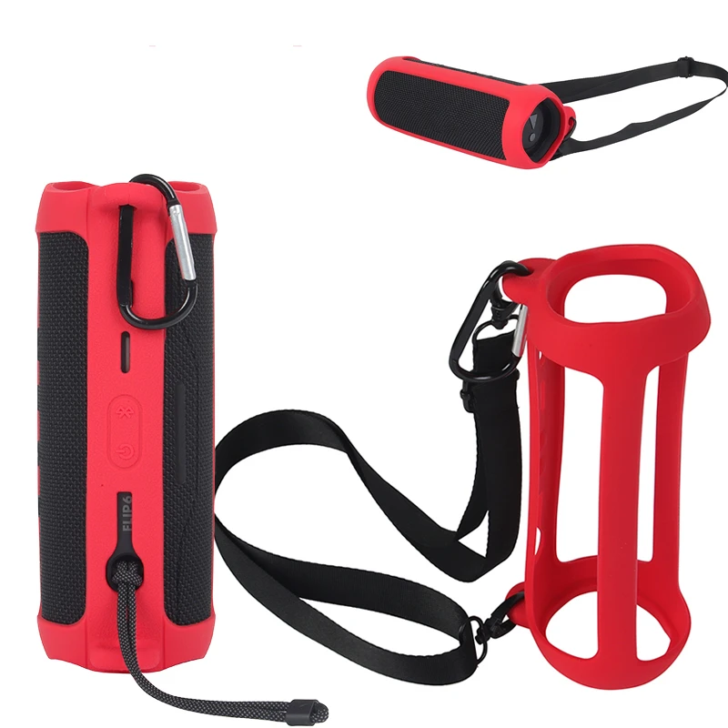 Silicone Case Cover for JBL Flip 6 Wireless Speaker Travel Carrying Protective with Shoulder Strap
Silicone Case Cover for JBL Flip 6 Wireless Speaker Travel Carrying Protective with Shoulder Strap