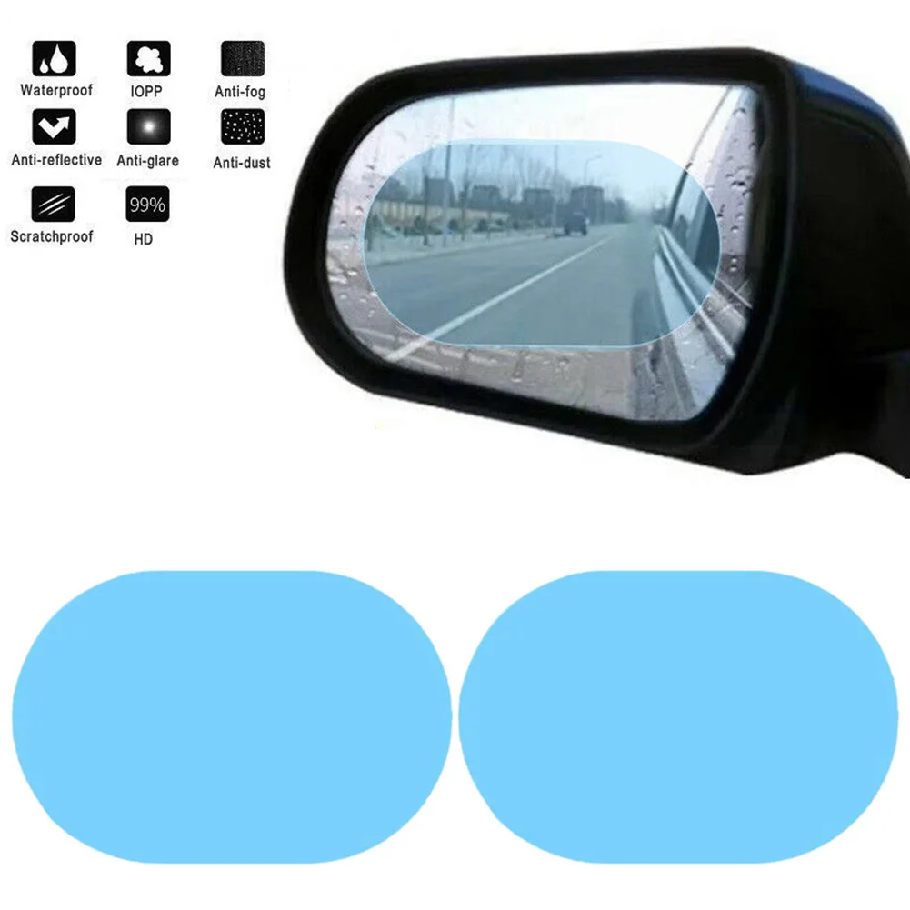2pcs Rainproof Car Rearview Mirror Sticker Anti-Fog Protective Film Rain Shield Oval Mirror Protector Films
2pcs Rainproof Car Rearview Mirror Sticker Anti-Fog Protective Film Rain Shield Oval Mirror Protector Films
