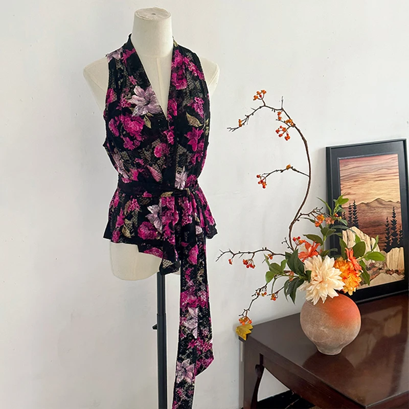 Double Size Wear Latin Dance Tops Women Flower Lace Sleeveless Cardigan Rumba Salsa Dance Clothing Perform Practice Wear SS2352
Double Size Wear Latin Dance Tops Women Flower Lace Sleeveless Cardigan Rumba Salsa Dance Clothing Perform Practice Wear SS2352