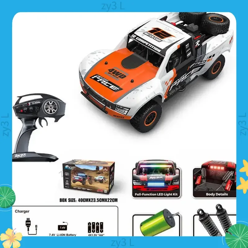 New Hb Rd1201-1204 1/12 Full Scale High Speed Electric Remote Control 2.4g Brushless 4wd Short Card Rc45km/H High Speed Toy Car
New Hb Rd1201-1204 1/12 Full Scale High Speed Electric Remote Control 2.4g Brushless 4wd Short Card Rc45km/H High Speed Toy Car